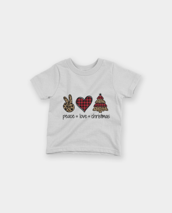 Tricou copii - Peace, Love, Christmas